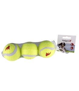 Vadigran Dog toy vinyl tennis balls 6,5cm(3)