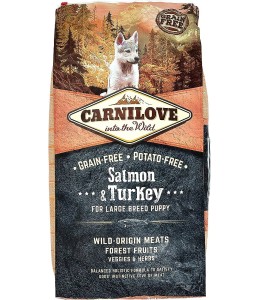 Carnilove Salmon & Turkey for Large Breed Puppies 12kg