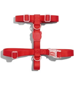 Zee Dog Large H Harness Red