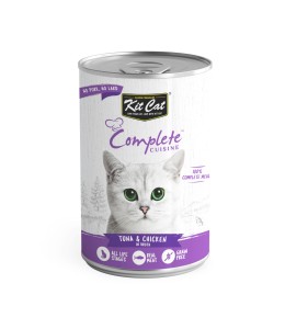 Kit Cat Complete Cuisine Tuna And Chicken In Broth 150g