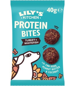 Lily's Kitchen Turkey & Whitefish Protein Bites for Dogs (40g)