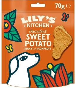 Lily's Kitchen Succulent Sweet Potato & Jackfruit Jerky Dog Treats (70g)