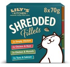Lily's Kitchen Shredded Fillets Multipack Wet Cat Food (8x70g)