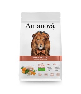 Amanova Dry Sterilized Cat Exquisite Chicken - 1.5kg