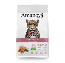 Amanova Cat Sterilised Salmon Deluxe 1.5kg