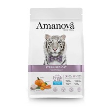 Amanova Cat Sterilised Fish Delicacy 1.5kg