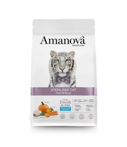 Amanova Cat Sterilised Fish Delicacy 1.5kg