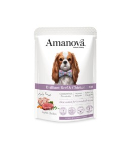 Amanova Wet Adult Brilliant Beef & Chicken - 100g