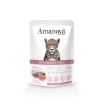 Amanova Wet Adult Cat Tasty Salmon & Turkey - 85g