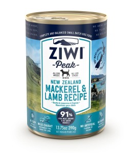 ZiwiPeak Dog Tin Mackerel & Lamb 390G