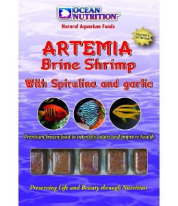 Artemia Brine Shrimp with Spirulina and Garlic 100g