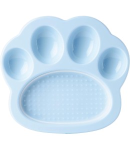 PetDreamHouse PAW 2-IN-1 Mini Slow Feeder & Lick Pad Baby Blue Easy