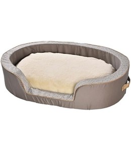 Bobby Seigaiha Basket - Taupe/Large