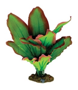 Aqua One Silk Plant-Amazon Red/Green 40cm