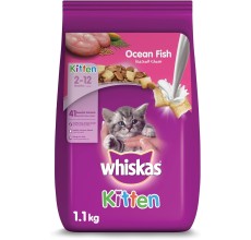 Whiskas Hairball Control with Chicken & Tuna, Dry Food Adult, 1+ Years, 1.1kg