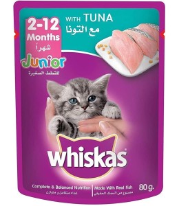 Whiskas Jr Tuna 80g