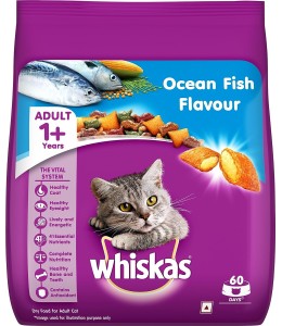 Whiskas Ocean Fish, Dry Food Adult, 1+ Years, 480G