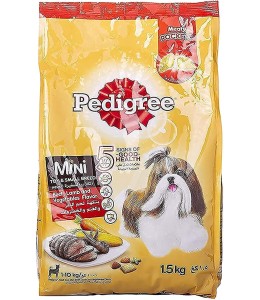 Pedigree Beef, Lamb and Vegetables Small Dog Food- 1.5kg