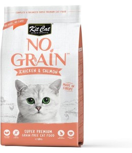 Kit Cat No Grain Super Premium Cat Food with Chicken & Salmon 10kg