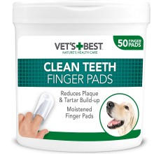 VetsBest Clean Teeth Finger Pads(Dental wipes)