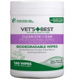 Vet’s Best Ear & Eye Wipes – 160 Pack