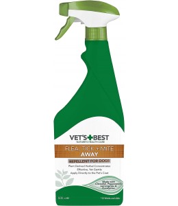 Vet’s Best Flea, Tick and Mite Treatment Spray for Dogs, 500 ml