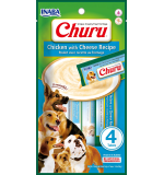 Inaba Churu Chicken With Cheese Recipe 56g - 4 Sticks Per Pack