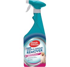 Simple Solution Dog Stain and Odour Remover, Spring Breeze, 750ml