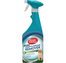 Simple Solution Dog Stain and Odour Remover, Rainforest Fresh, 750ml