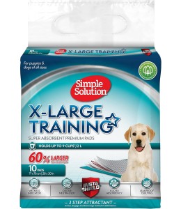 Simple Solution Premium Dog and Puppy Training Pads, Pack of 10