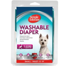Simple Solution Washable Female Dog Diaper, Small