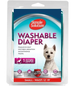 Simple Solution Washable Female Dog Diaper, Small