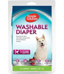 Simple Solution Washable Female Dog Diaper, XL