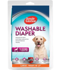 Simple Solution Washable Female Dog Diaper, Large