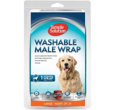 Simple Solution Washable Male Dog Wraps -Large