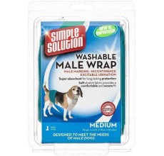 Simple Solution Washable Male Dog Wraps- Medium
