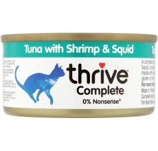 Thrive Complete Cat Tuna W/ Shrimp & Squid Wet 75G