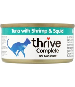 Thrive Complete Cat Tuna W/ Shrimp & Squid Wet 75G