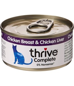 Thrive Complete Cat Chicken & Liver Wet Food 75G