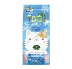 NutraPet Tofu Snowflake Clumping Cat Litter Green Tea - 7 Liters