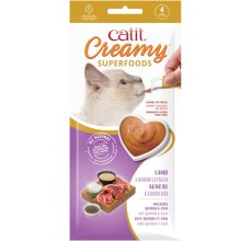 Catit Creamy Superfood Treats, Lamb Recipe with Quinoa & Chia, 12pk