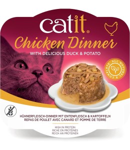 Catit Chicken Dinner, Duck & Potato 80 g, 6pcs
