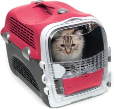 Cabrio Cat Carrier System - Cherry Red