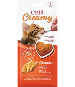 CatIt Creamy Lickable Treats - Chicken - 12 Pack