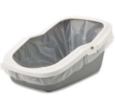 Savic Cat litter tray Aseo grey 56x39x27.5cm