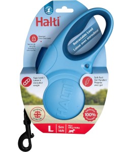 COA HR036 HALTI Retractable Lead Blue Large