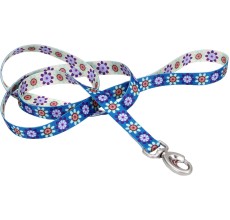 Coastal 1in Sublime Dog Leash Flower Purple and Yellow 6ft