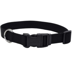 Coastal 1in Tuff Dog Collar Large Black