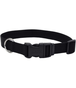 Coastal 1in Tuff Dog Collar Large Black