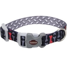 Coastal 3/4in Sublime Dog Collar Bone Metal Plate Small/Medium